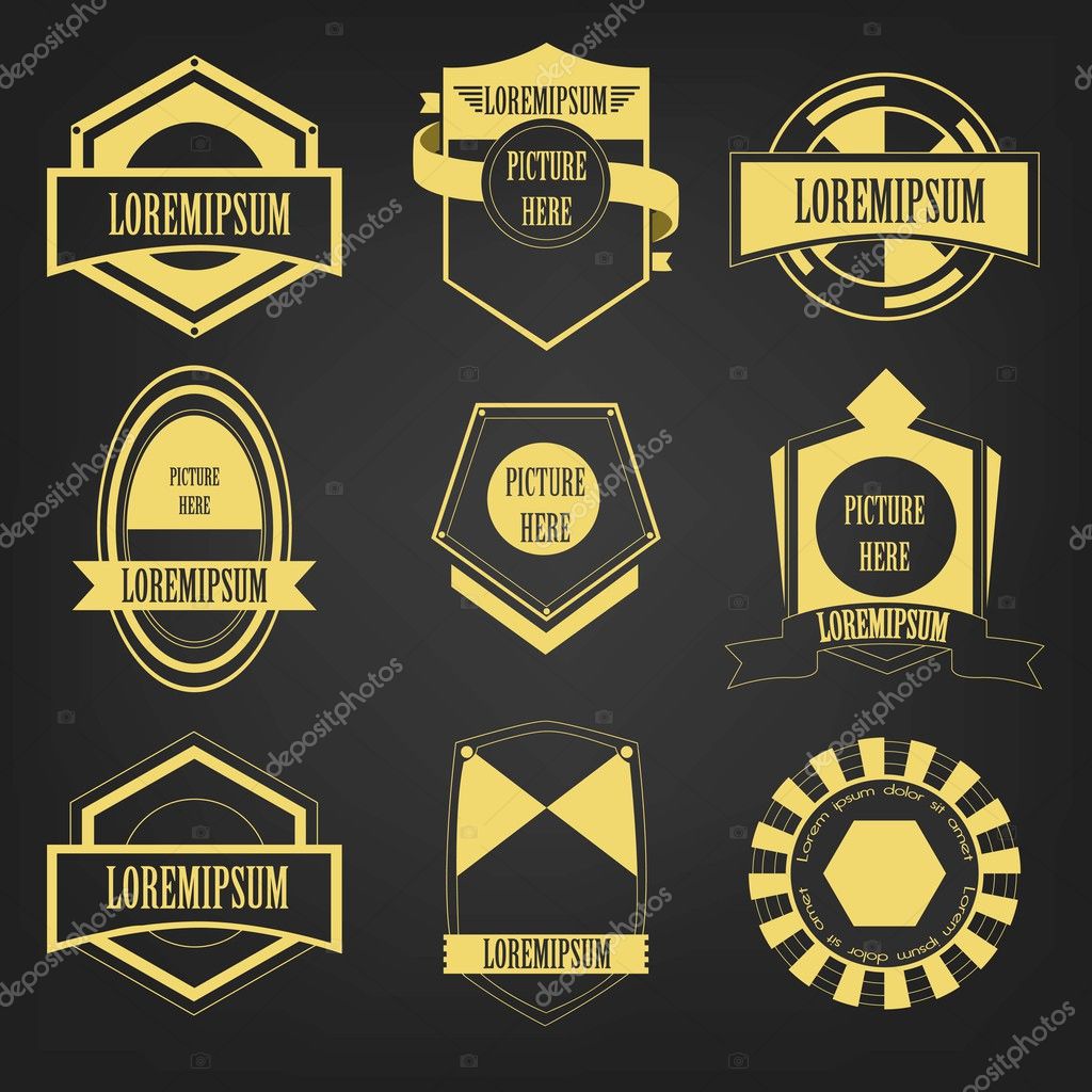 vintage logo vector set stock vector 169 ragakawaw 36018525 vintage logo vector set stock vector 169 ragakawaw 36018525