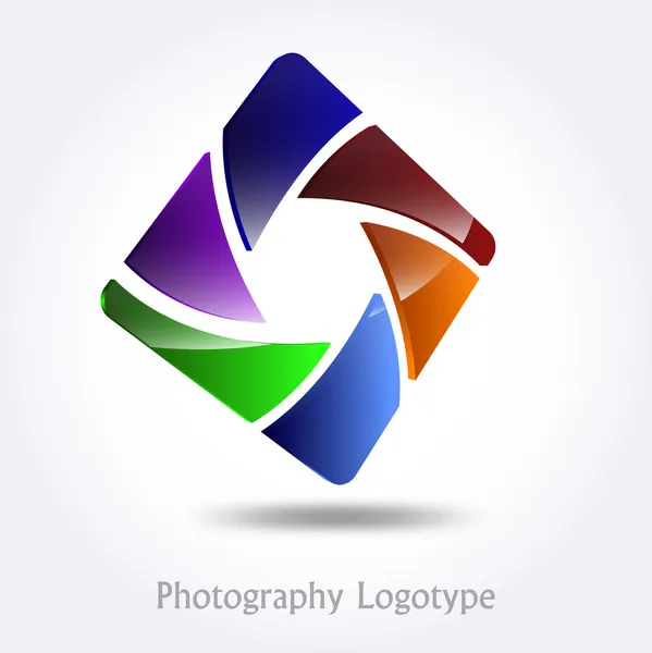 Photography company logo #vector