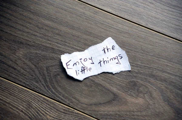 Enjoy the little things Typography