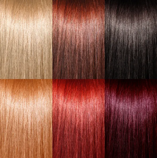 Example of different hair colors