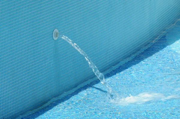 Swimming pool water filling