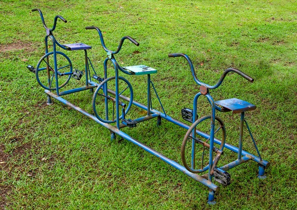 Old bicycle playground