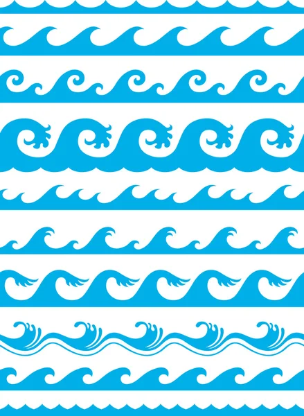 Seamless ocean wave set