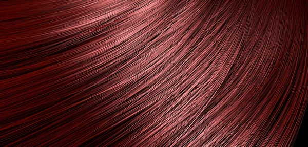 Red Hair Blowing Closeup