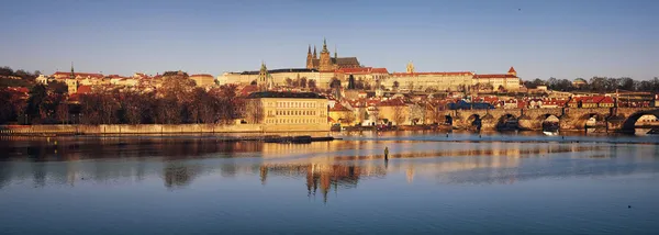 Panoramic view of old town Prague, Czech Republic