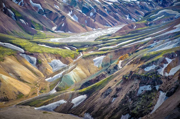 Scenic highland area of Landmannalaugar, Iceland