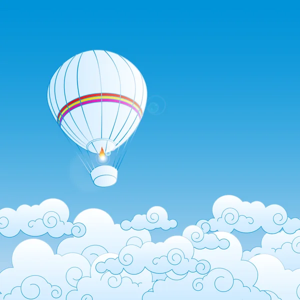 Vector illustration with air balloons