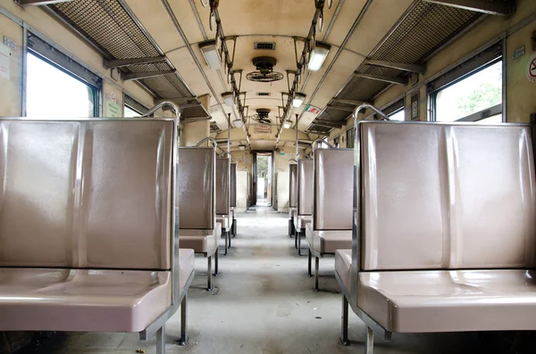 Inside empty train
