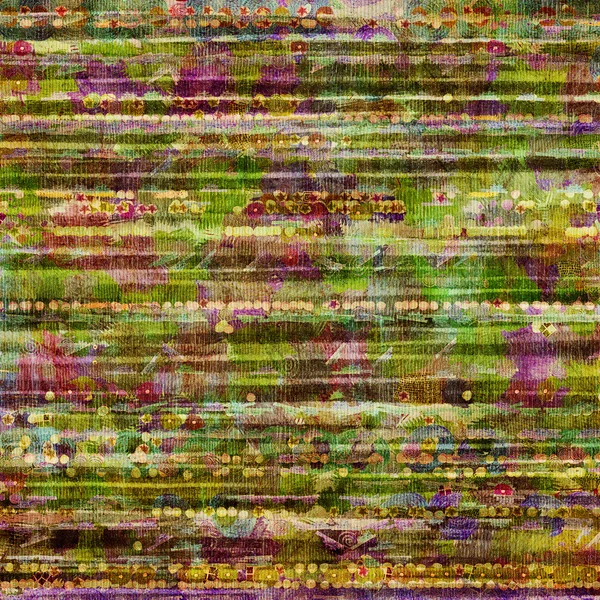 Computer designed vintage background, textures and painting adde