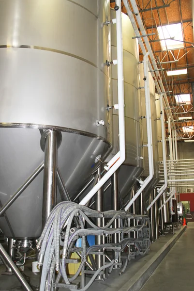 Giant industrial beer vat