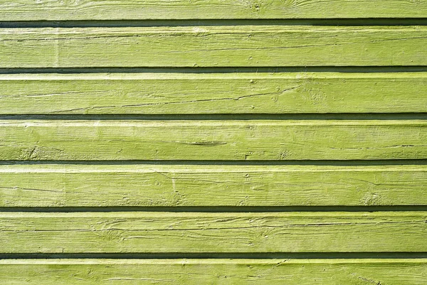 Wooden green wall