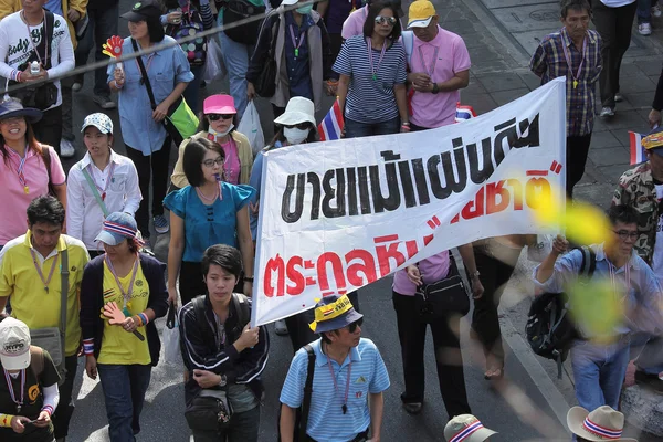 BANGKOK - DEC 9: Many 5 milion people walked for anti government
