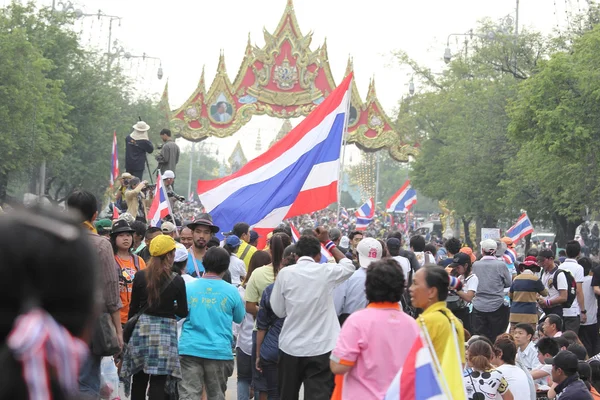 BANGKOK - DEC 9: Many 5 milion people walked for anti government