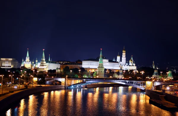 Moscow city landscape at night — Stock Photo #43104187