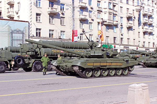 Military parade dedicated to Victory Day in World War II