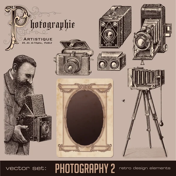 Vintage photography set