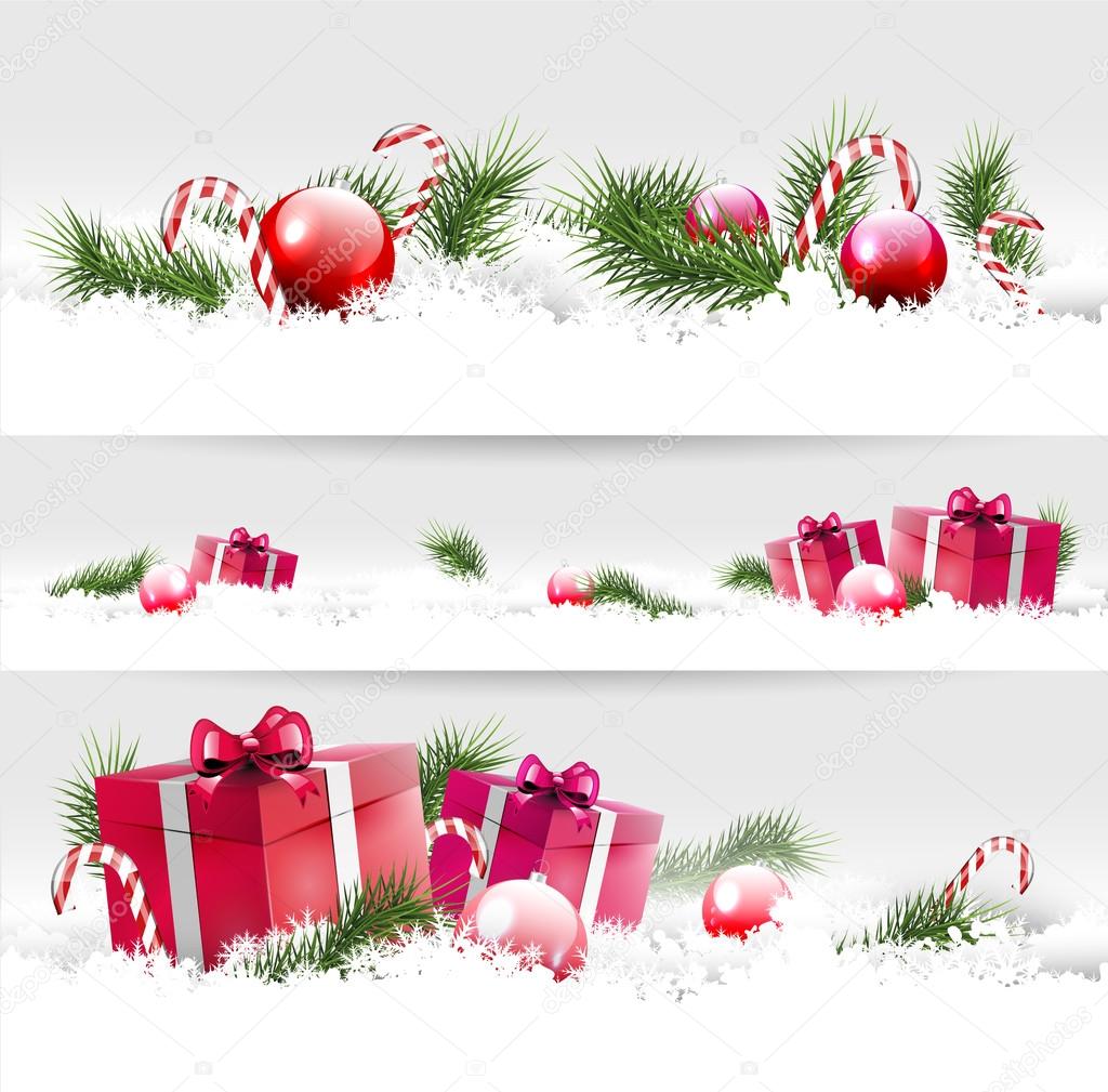 Christmas borders —