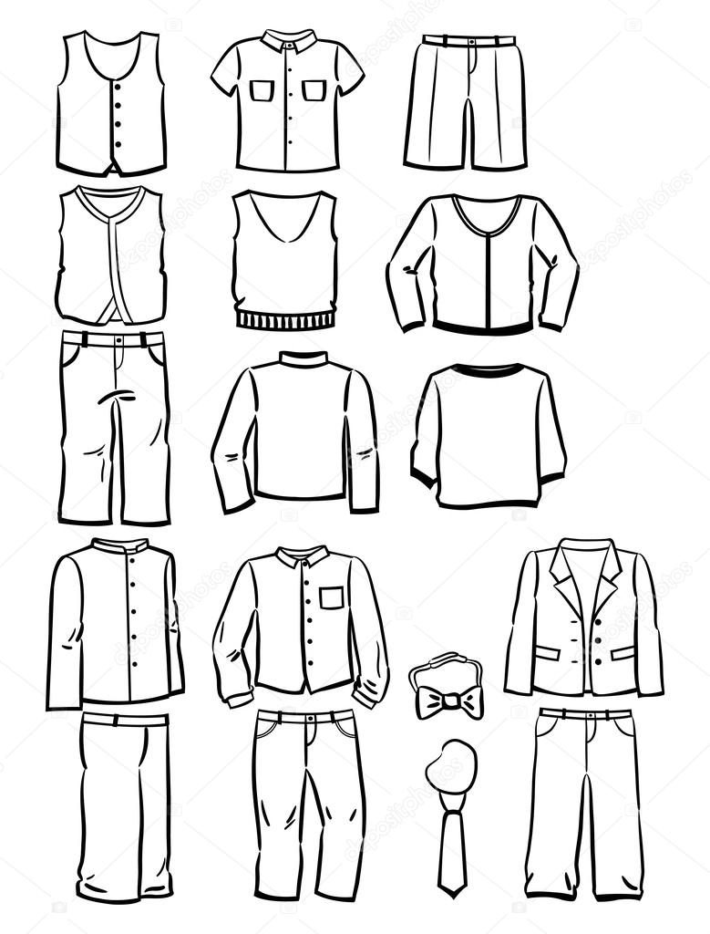 School Uniform Coloring Page School Uniform Coloring Page