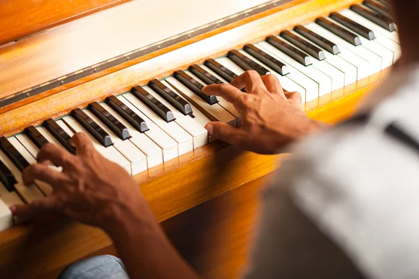 Man playing piano