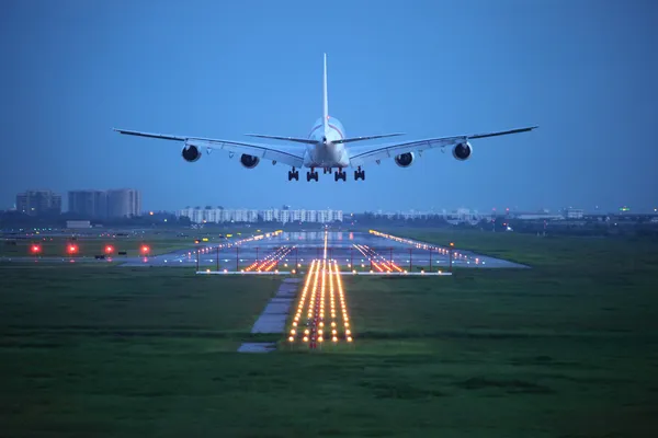 Airplane at takeoff