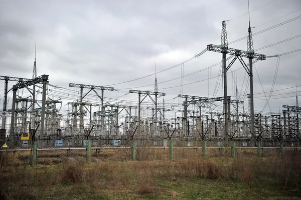 High-voltage wires at the Chernobyl