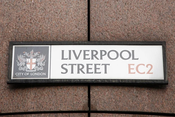 London Street Sign - Liverpool Street