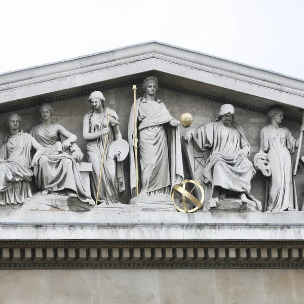 Close up British Museum\'s roof relief