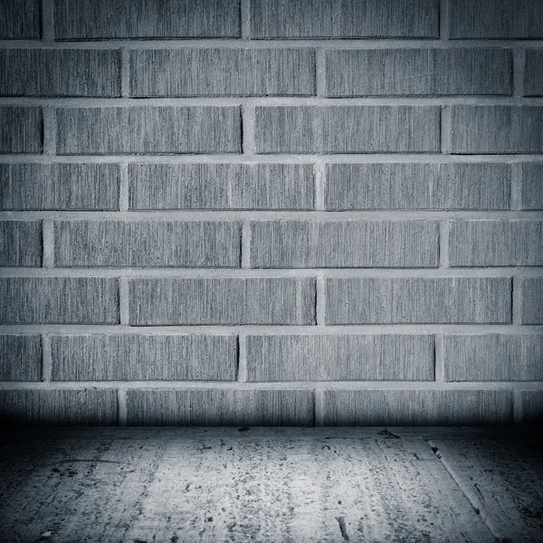 Tiled wall with a blank bricks