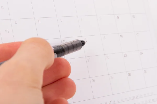 Pen and Event Calendar