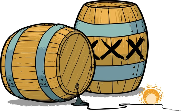 Ilustración arma polvo barril dibujos animados — Vector stock ... Ilustración arma polvo barril dibujos animados — Vector stock ...