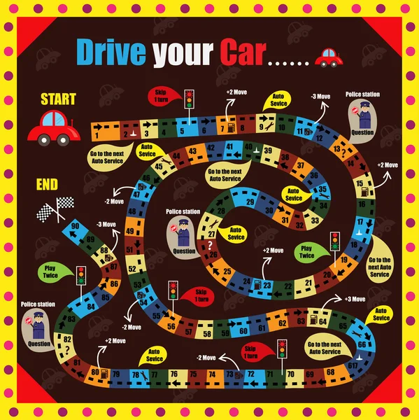 儿童的棋盘游戏 - 图库矢量图像 ensieharabie #