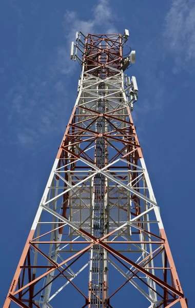 Transmission towers.