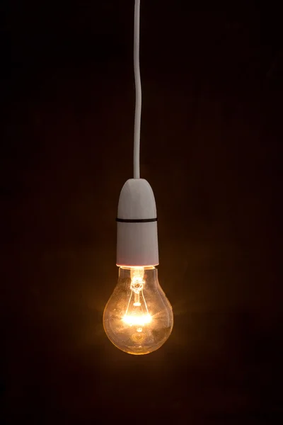 Bright light bulb turned on — Stock Photo #25720177