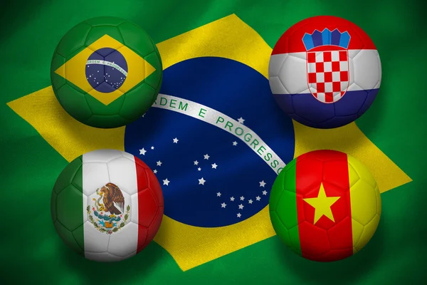 Group a world cup footballs