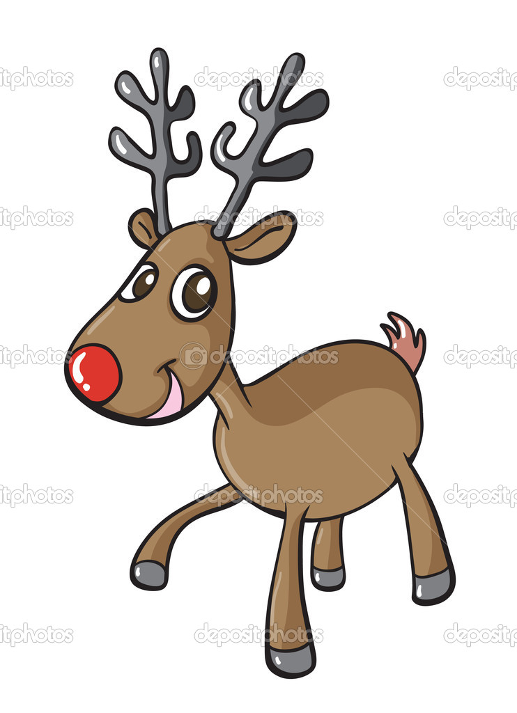 Renifer Rysunek Renifer Rysunek