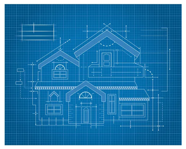 Wooden house Blueprint