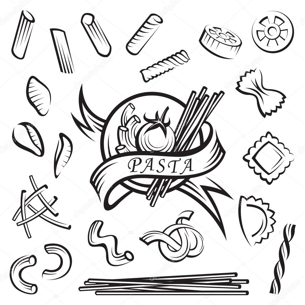 pasta coloring pages - photo #30