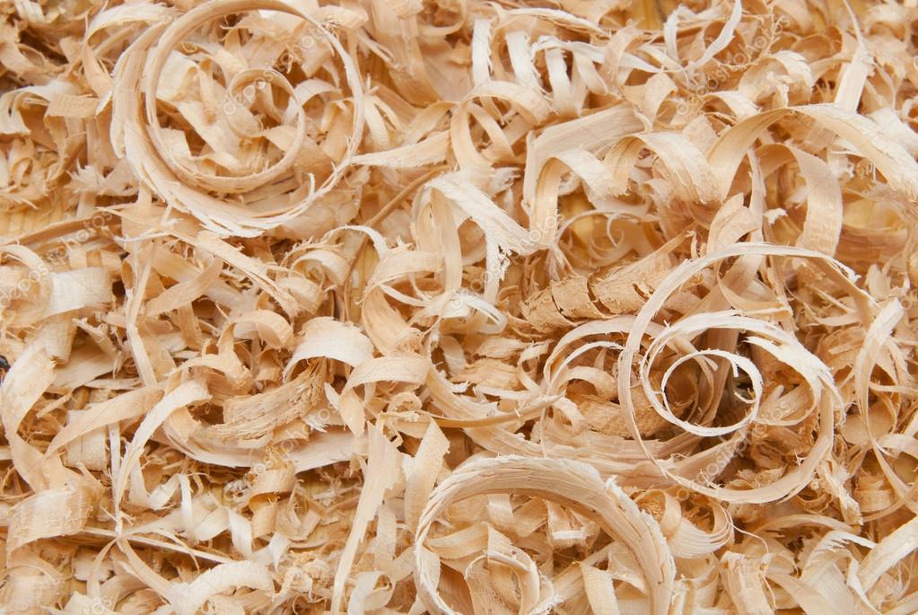 Wood chips and sawdust texture or background — Stock Photo © EM 