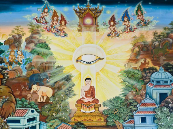 Mural Buddhist art