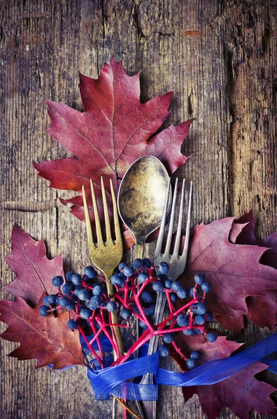 Thanksgiving table setting