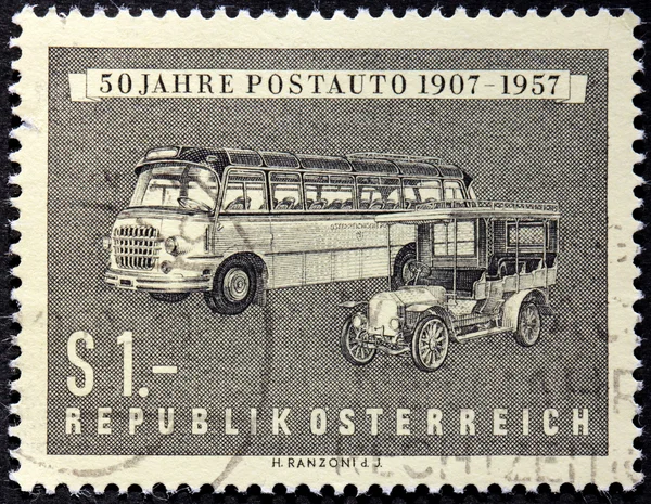 Old Bus Stamp
