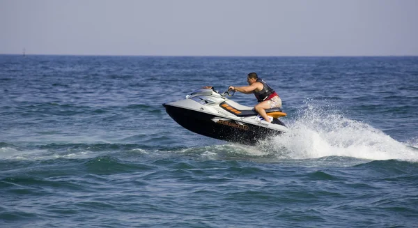 Water jet rider, jet skiing