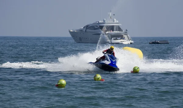 Water jet rider, jet skiing