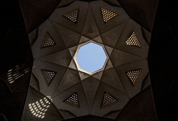 Pattern in the dome of ice house in Meybod, Iran