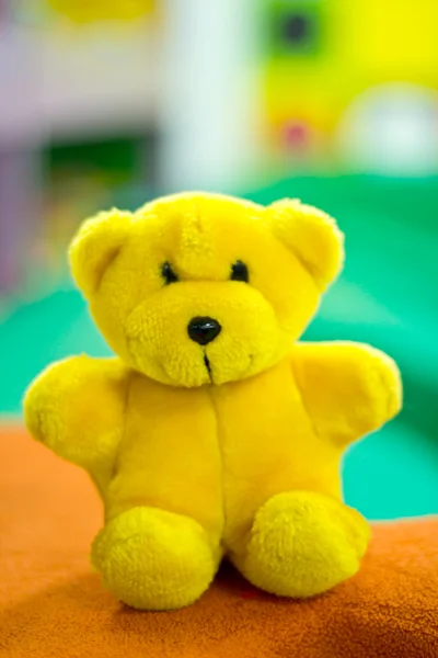 The yellow teddy bear