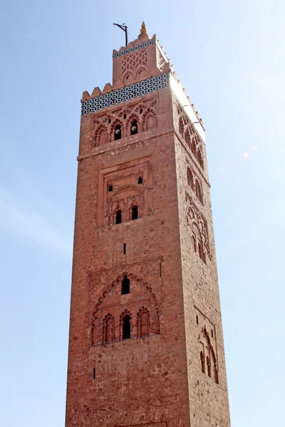 比亚清真寺在摩洛哥马拉喀什 - 图库照片evp82