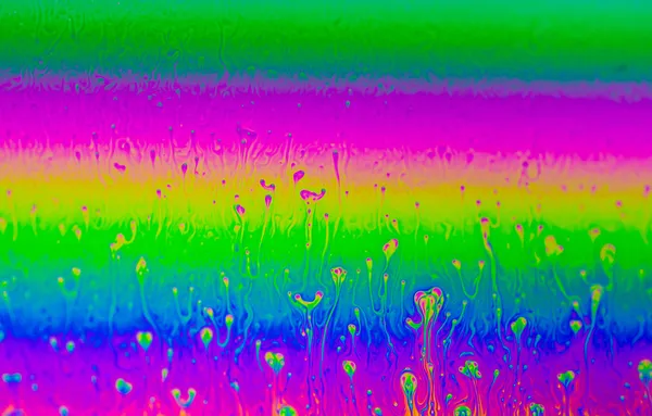 Colorful macro Soap bubble iridescence