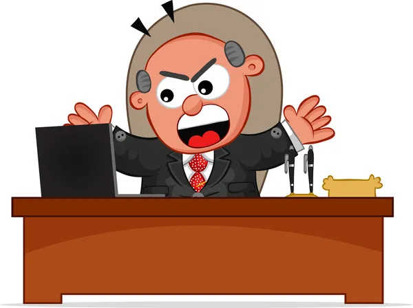 Boss Man Angry. — Stock Vector #26940829