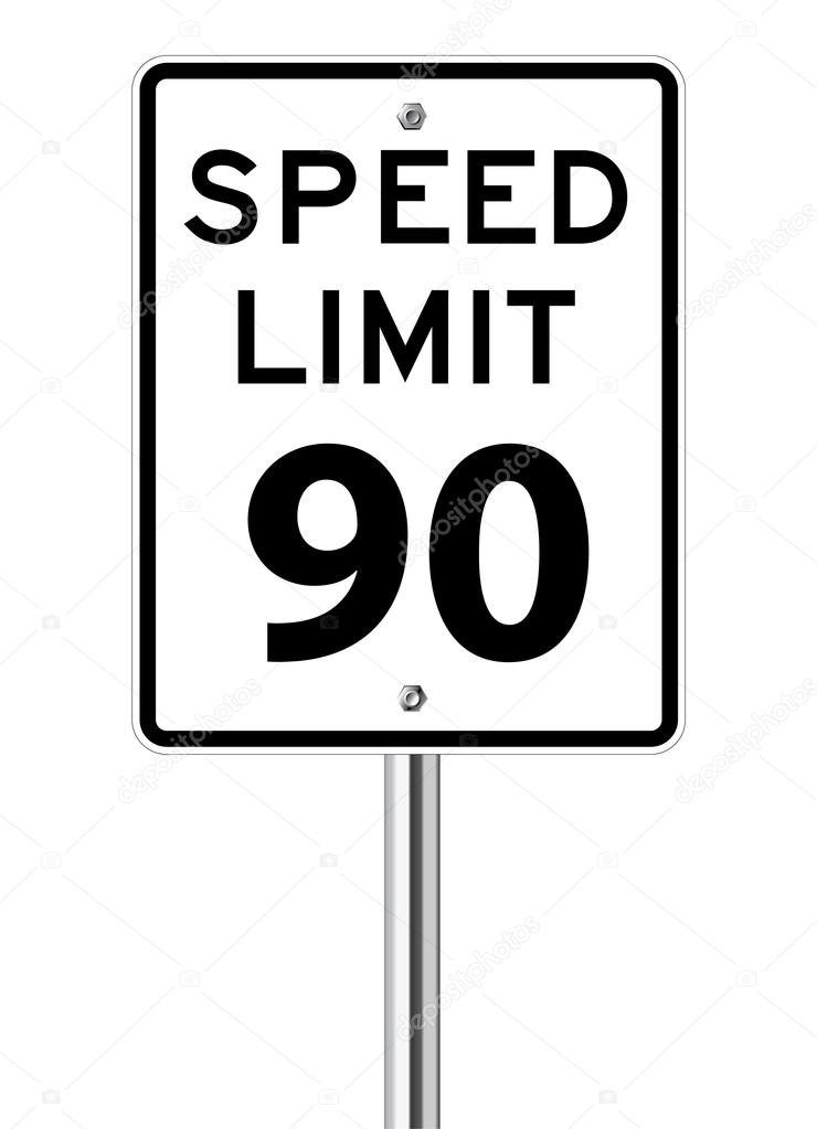 Speed Limit 90 Traffic Sign Stock Vector Pockygallery 45799363 speed-limit-90-icon-royalty-free-vector-image-vectorstock