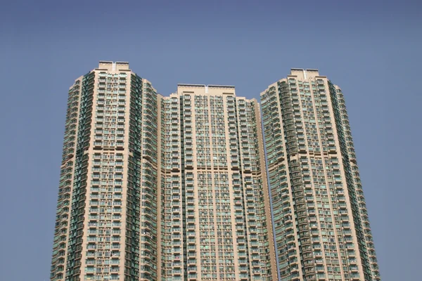 Hong Kong apartment building.